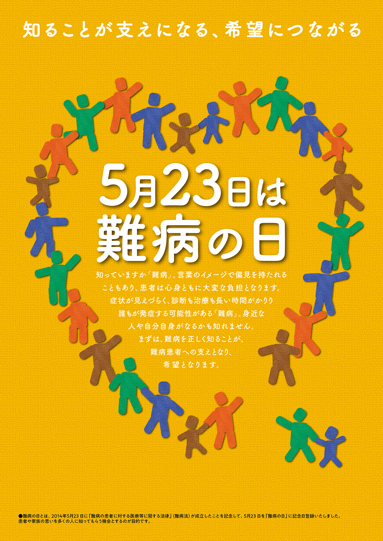 5月23日は難病の日啓発ポスター2024年度最優秀賞作品